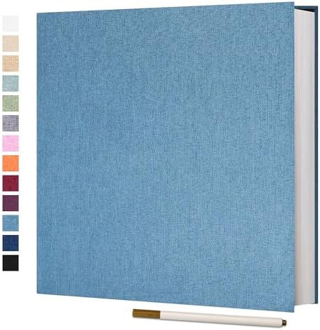 Vienrose Large Self Adhesive Scrapbook 60 Pages 13 x 12.6 in Skyblue by Vienrose