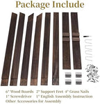 Rustic Farmhouse Triangle Wood Arch - 8.2FT Wedding & Garden Arbor Backdrop Stand for Parties, Outdoor Events, and Garden Decorations (Triangle) - Image 6