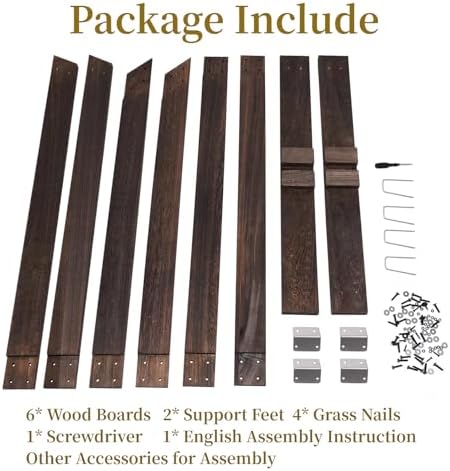Rustic Farmhouse Triangle Wood Arch - 8.2FT Wedding & Garden Arbor Backdrop Stand for Parties, Outdoor Events, and Garden Decorations (Triangle) - Image 6