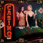 Funrous 6 ft Casino Party Decoration Life Size Cardboard Cutout - Image 6