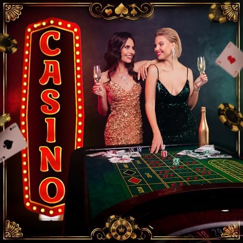 Funrous 6 ft Casino Party Decoration Life Size Cardboard Cutout - Image 6