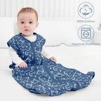 Yoofoss Baby Sleep Sack 24-36 Month 0.5TOG 100% Organic Cotton 2-Way Zipper - Image 2
