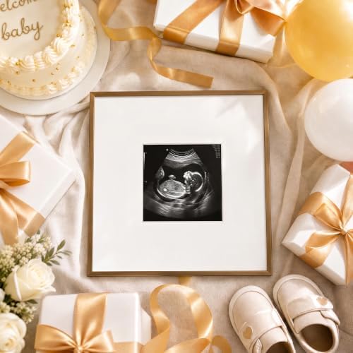 Signature Picture Frame 18x18, Aluminum Signable Frame with Glass, Bronze - Image 7