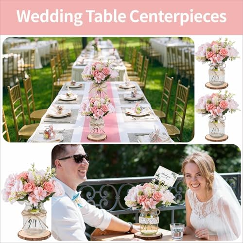 Mason Jar Centerpiece Table Decorations for Dining Room Farmhouse Decor - Image 4