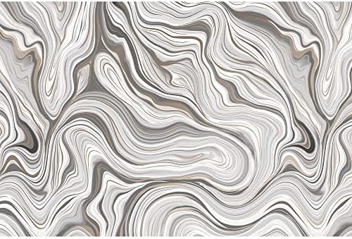 Jillson & Roberts 20" x 30" Printed Gift Tissue for Birthdays, Wine Bags, Weddings, Marbelized Silver, 48 Folded Sheets - Image 3