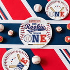 cocomigo Rookie Year 1st Birthday Decorations, All-in-One Set for 24 Guests - Image 5