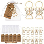24 pcs Butterfly Bottle Openers Baby Shower Favors for Guests Bottle Opener Baby Shower Souvenirs Gift Decorations with Organza Bags Thank You Tags for Theme Party Favors (Gold Butterfly Style) by Yuokwer