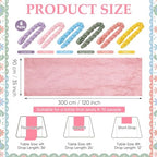 6 Pcs Pastel Cheesecloth Table Runner - Image 2