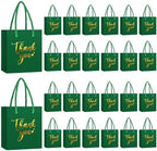 Honoson 60 Pcs Mini Thank You Gift Bag with Handle Bulk,Dark Green by Honoson