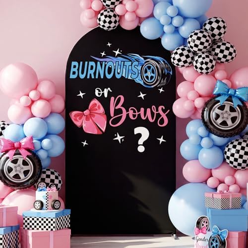 Moukeren Black Burnouts or Bows Girl Gender Reveal Decoration - Image 2