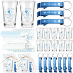 Blushtier 25 Sets Baby Shower Shot Glass Bottle Opener, Blue,Bear Boy by Blushtier