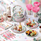 Pickmesh 400 Pcs Safari Birthday Party Supplies Plates and Napkins Serve 50 - Image 6