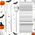 Supernal 360pc Silver Plastic Silverware, Heavy Duty Disposable Utensils by supernal
