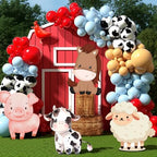 Gemscream 4 Pcs Large Farm Animals Decorations by Gemscream