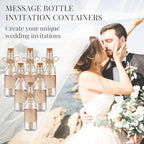 Baderke 48 Pcs 5.6 oz Message Bottles Kit Pirate Party Favors, Vintage - Image 5