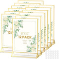 8X10 Acrylic Sign Holder Double-Sided Gold Picture Frames,12PCS by AcrylicSignHolderMahjongRacks%EF%BC%8CMahjongBags
