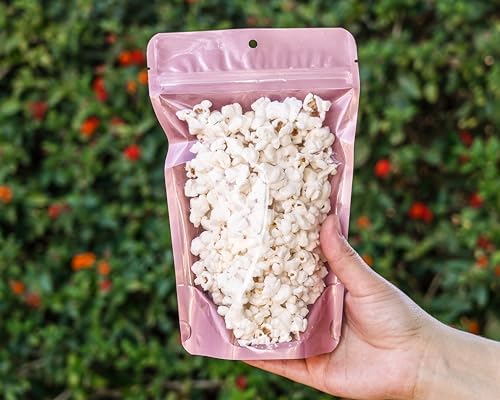 Pink Bow Baby Shower Popcorn Stickers and Bags, 30 Sets - Image 3