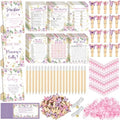 Sherr 476 Pcs Butterfly Baby Shower Games 6 Sets Activities Cards Pacifier Hunt Game 50 Pacifiers How Big Is Mommy's Belly Sign 50 Guessing Cards 2 Measuring Tape Don't Say Baby Sign 50 Clothespin by Sherr