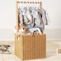 GiftAmaz Baby Shower Crate Closet, Large Hand-Woven Rattan Baby Basket by GiftAmaz