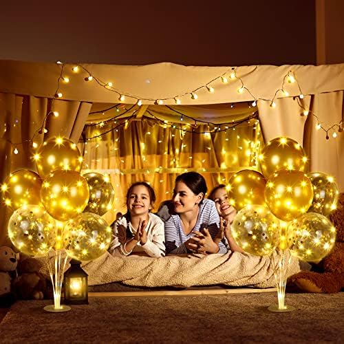 Junkin 10 Set Balloon Stand Kit for Table Centerpiece, Gold - Image 6