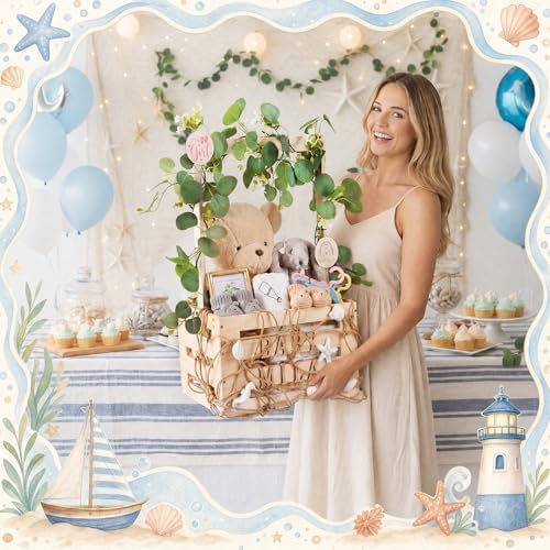 Junkin Sea Animal Baby Shower Crate Closet, Sea You Soon Baby Shower Favor - Image 4