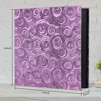RECUTMS Photo Album 600 Pockets 4x6 Picture Book Leather Cover Pink Rose - Image 2
