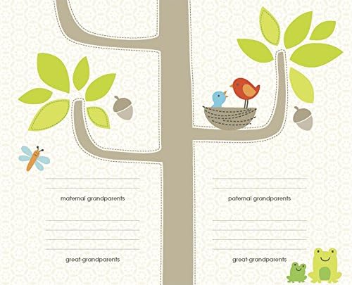 Carter's BA3-11185 Woodland Animals Gender Neutral First Year Baby Calendar with Stickers, 11'' L x 18'' H - Image 2