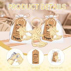 50Set Cowboy Boot Bottle Opener Keychains Baby Shower Return Favors for Guests, Western Bottle Opener Souvenirs for Wedding Birthday Quinceanera Party Favors (Gold 50pcs) - Image 5