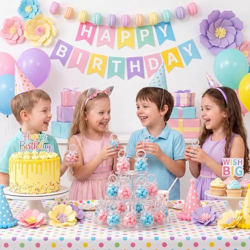 Nuenen 36 Pcs Baby Shower Favors, Mini Pacifier Candy Bottles 3.15", Clear - Image 6