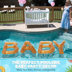 HyDren 48 Inch Inflatable Baby Pool Float Letter, Giant Floating Banner - Image 5