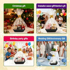 10PACK Empty Gift Basket Set, 11.8x9.8” Thick Kraft Market Tray Gift Basket - Image 4