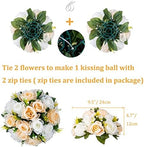 Flower Balls Wedding Rose Centerpieces: 10pcs Fake Flowers Decor for Table - Image 4