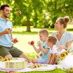 Grencian 50 PCS Sunflower Large Oval Paper Plates 12 x 10 Inch - Image 5
