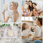 Fullhawl 250 Pcs Vellum Jackets for 5x7 Invitations Bulk,Rose - Image 2