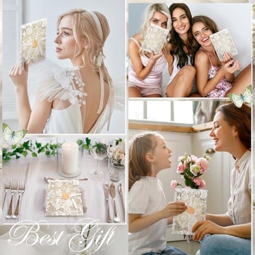 Fullhawl 250 Pcs Vellum Jackets for 5x7 Invitations Bulk,Rose - Image 2
