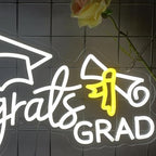 Congrats Grad Neon Sign, Class of 2026 Celebration Wall Decor - Image 6