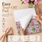 Paper Placemats Design – Takara Pink Pagoda Garden – Malabar Home - Image 3