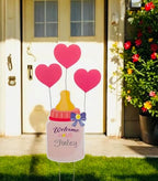 Welcome Home Baby Yard Decoration Sign, Its a Girl - Image 3