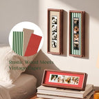 2 PCS Photo Booth Frames with 3 Vintage Mats for Wall & Desktop - Image 5