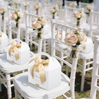 Maitys 50 Set Welcome Boxes for Wedding Guests 9x6x6 Gable Boxes, Gold - Image 6