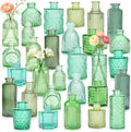 30 Pcs Green Bud Vases Set, Baby Shower Decorations, Wedding Table Decor by ysnn