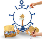 Nautical Anchor Wedding Guest Book Alternative Beach Wedding Keepsake by GIFTSH0PBYHELEN