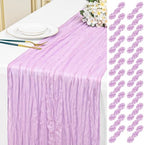 24 Pack Lavender 10Ft Cheesecloth Table Runner by Unknown