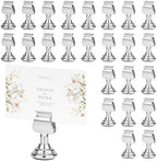 24 Pack Harp Clip Wedding Table Number Holders 1.7 inch Metal Place Card by Unknown