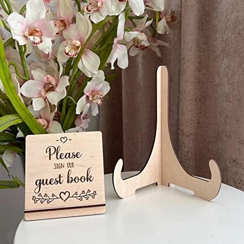 Personalized Wedding Wooden Guest Book: Creative Acrylic Custom Name Alternative Inserts Box DIY Custom Rustic Wedding Heart Drop Guest Book for Graduation Anniversary Wedding Decor (Tree) - Image 3