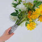 Snowkingdom Silver Table Runner, Sequin Glitter Foil Metallic Runner 11 Inch x 100 Feet, Silver Mesh Table Decorations Centrepiece for Wedding Birthday Party Christmas - Image 6