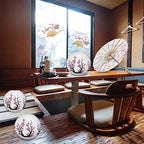 Roowest 24 Pcs Cherry Japanese Blossom Decor Set Chinese New Year Decor - Image 6