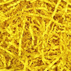 10LB Lemon Yellow Crinkle Cut Paper Shred Filler, Crinkle Paper Shreds by Tisspoms