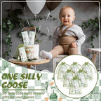 145 Pieces Silly Goose Baby Shower Favors for Guest Goose Ballpoint Pens and Keychains Party Gifts Bulk Retractable Baby Shower Pens Gender Reveal Thank You Cards Souvenirs Prizes - Image 6