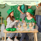 61 Pcs Baby Shower Prizes for Game Winners 6 Sets Bamboo Cheese Board Kit with Spoon Fork Butter Spreaders Plaid Towel Thank You Card for Guests, Housewarming Adult Party Favors (Green) - Image 3